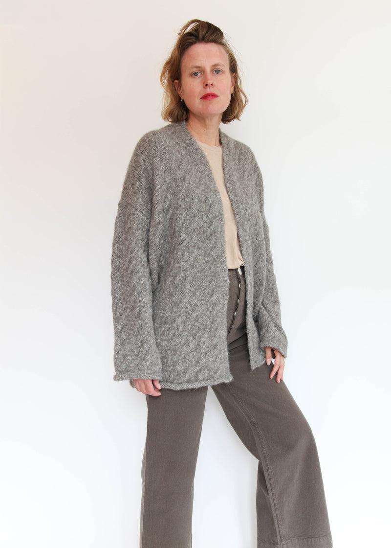 Cable Cardigan - Cinder OS