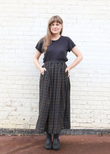 Gingham Check Skirt