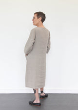 Slouch Pocket Dress - Natural