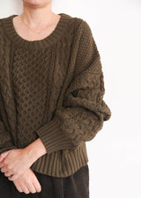 Fisherman Sweater - Umber