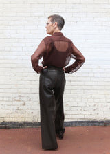 Georgio Button Down - Chocolate