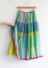 Plaid Cotton Skirt- Jodhpur-115