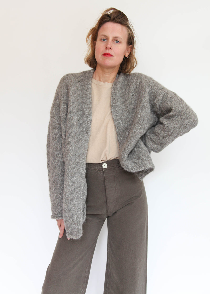 Cable Cardigan - Cinder OS