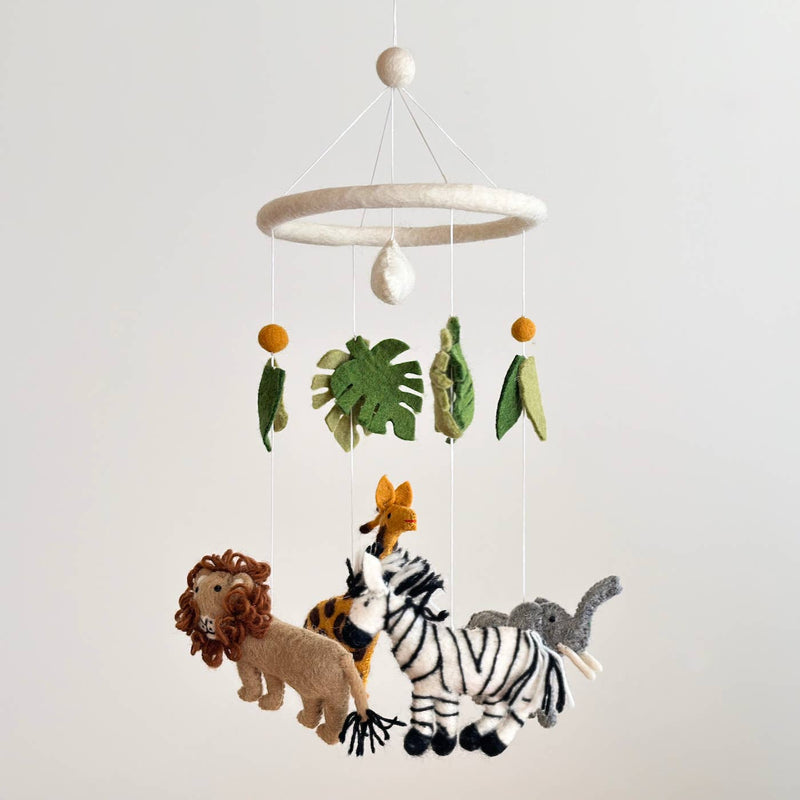 Felt Baby Mobile - Safari Animal