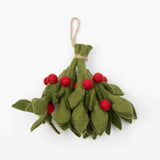 Ornament - Misteltoe with Holly Berries - Christmas Decor