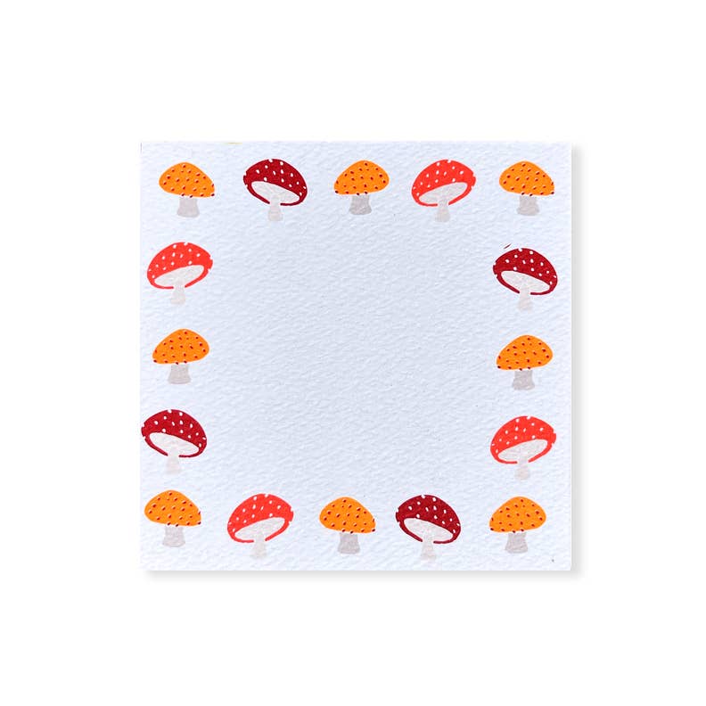 48 pack / Neon Mushroom Square Notes