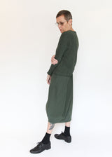 Rib Yoke Skirt - Konbu