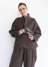Herringbone Jacket - Brown