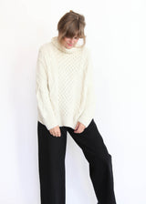 Fisherman Pullover - Cream