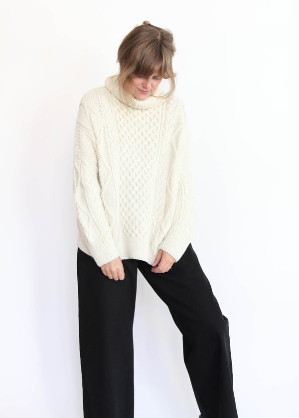 Fisherman Pullover - Cream
