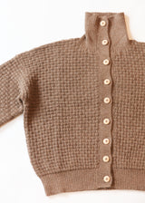 Lattice Cardigan - Camel