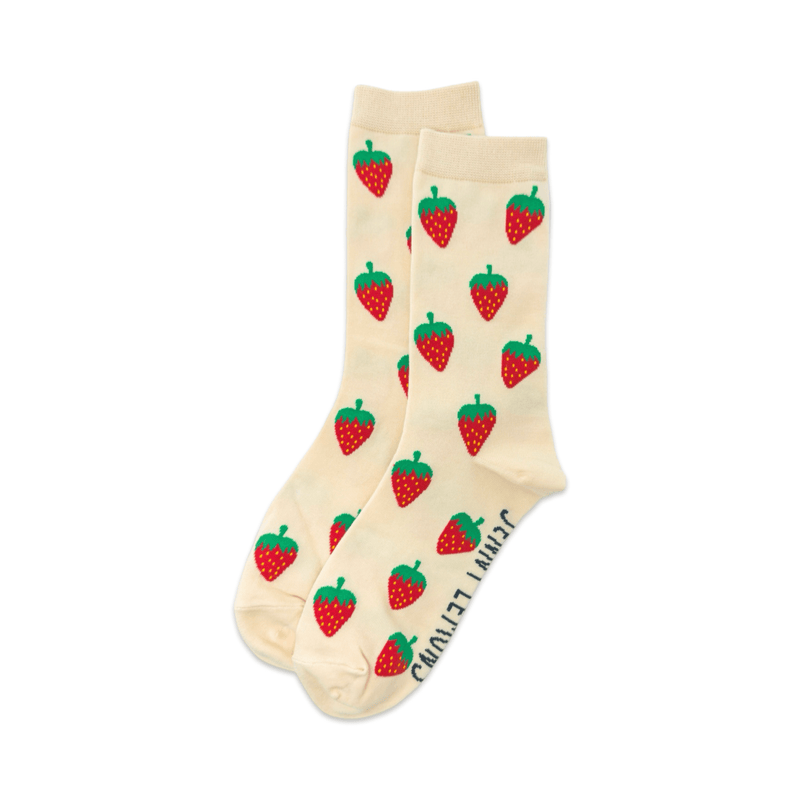 Strawberry Crew Socks
