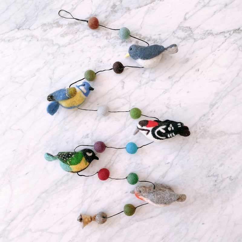 Felt Bird Garland