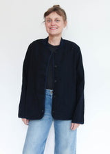 Diamond Car Coat - Midnight