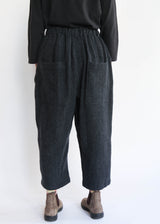 Herringbone Pants - Black
