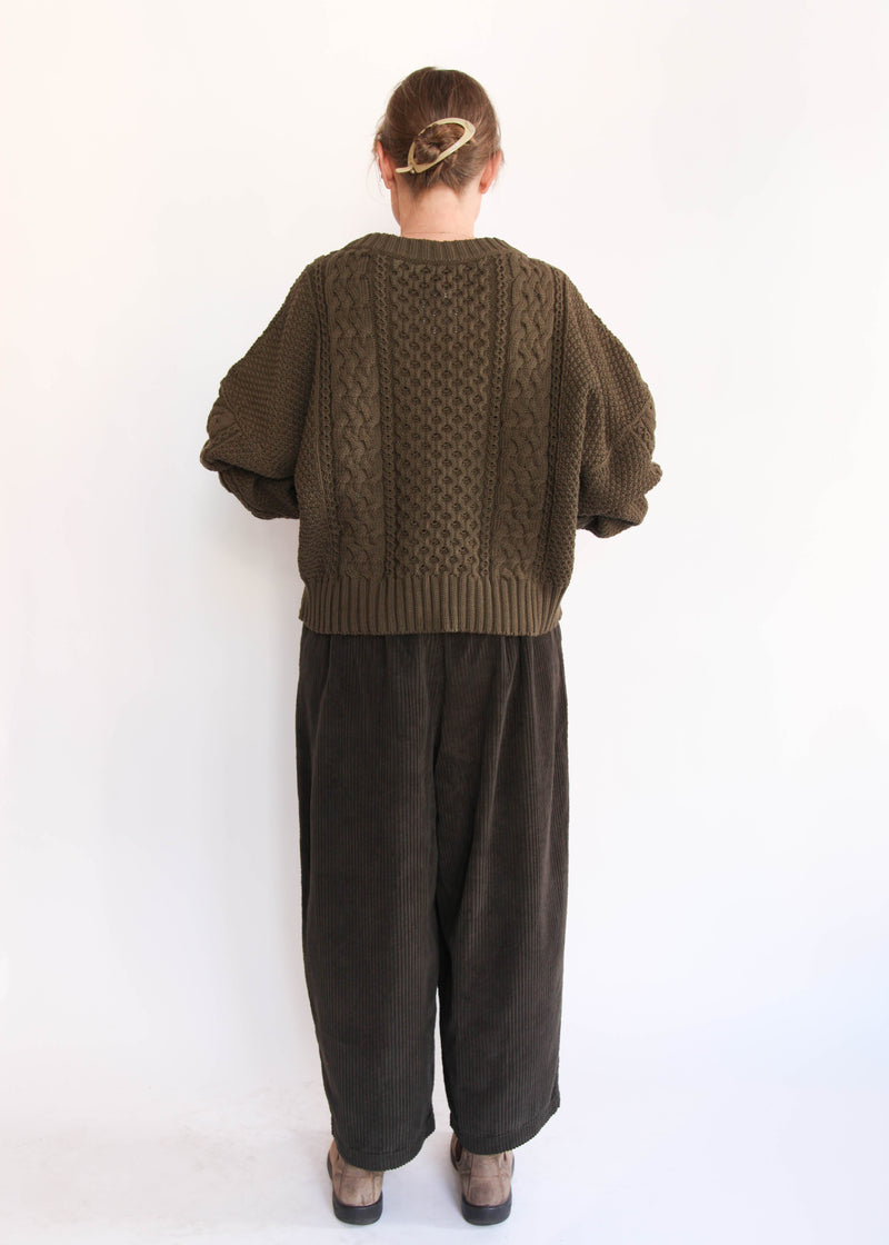 Fisherman Sweater - Umber