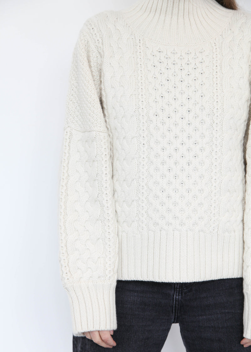 Fisherman Turtleneck - Cream