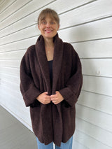 Double Face Coat - Merlot