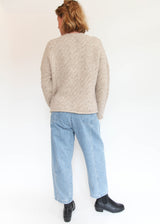 Cable Crewneck - Husk