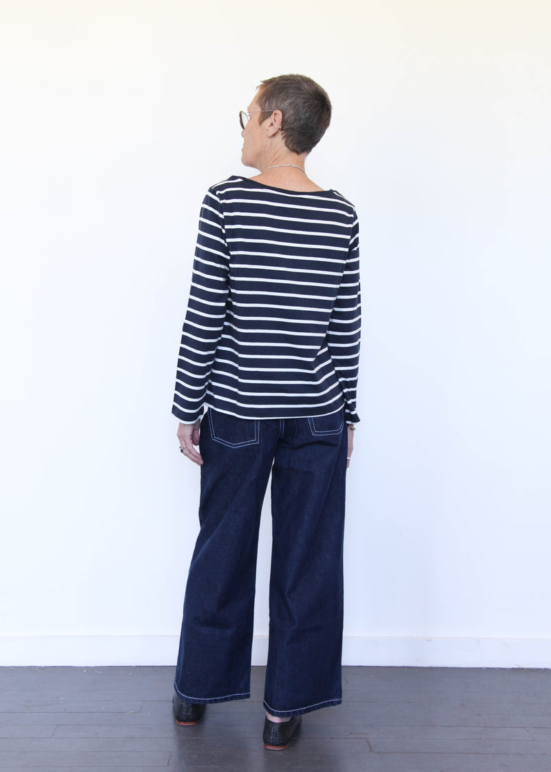 Breton Top - Navy