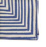 No. 015 Sammie Bandana - Light Blue/Cream