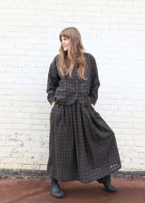 Gingham Check Skirt
