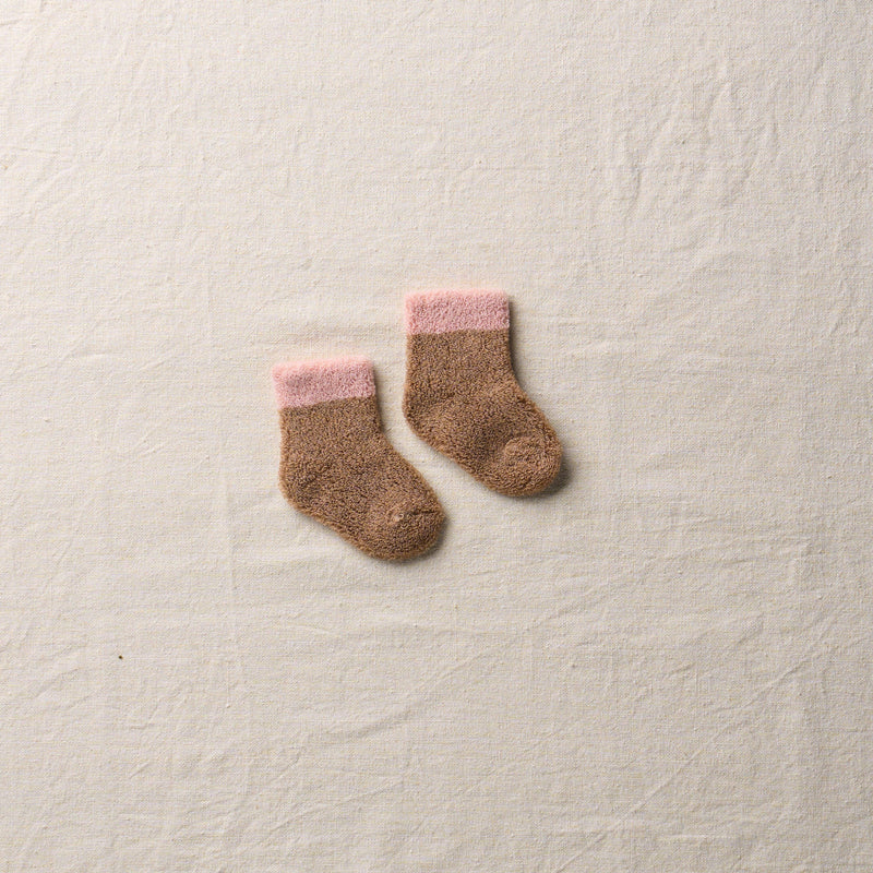 Organic Cotton Yak Pile Socks For Baby