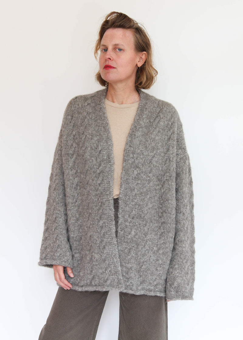 Cable Cardigan - Cinder OS