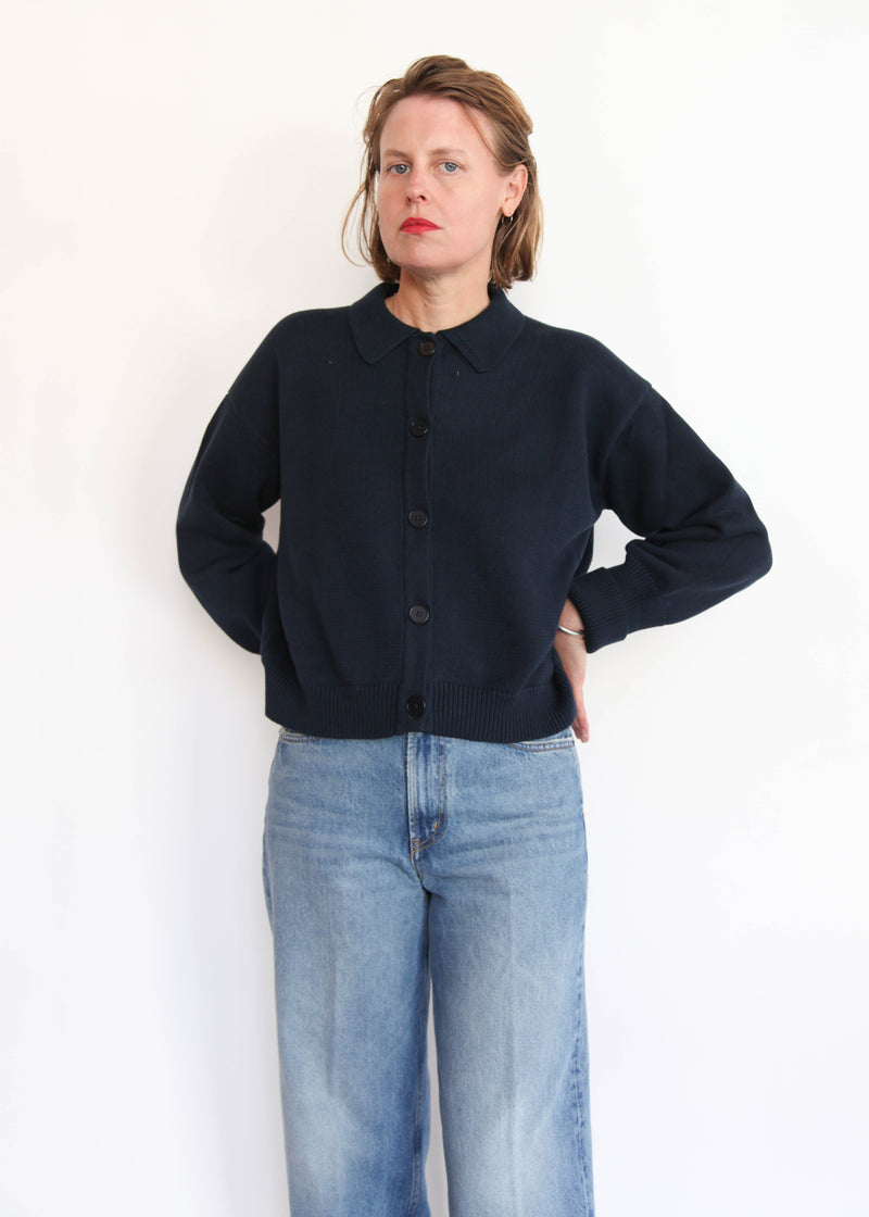 Utility Cardigan - Indigo