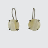 Classic Faceted Stone Drop Earrings