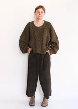 Fisherman Sweater - Umber