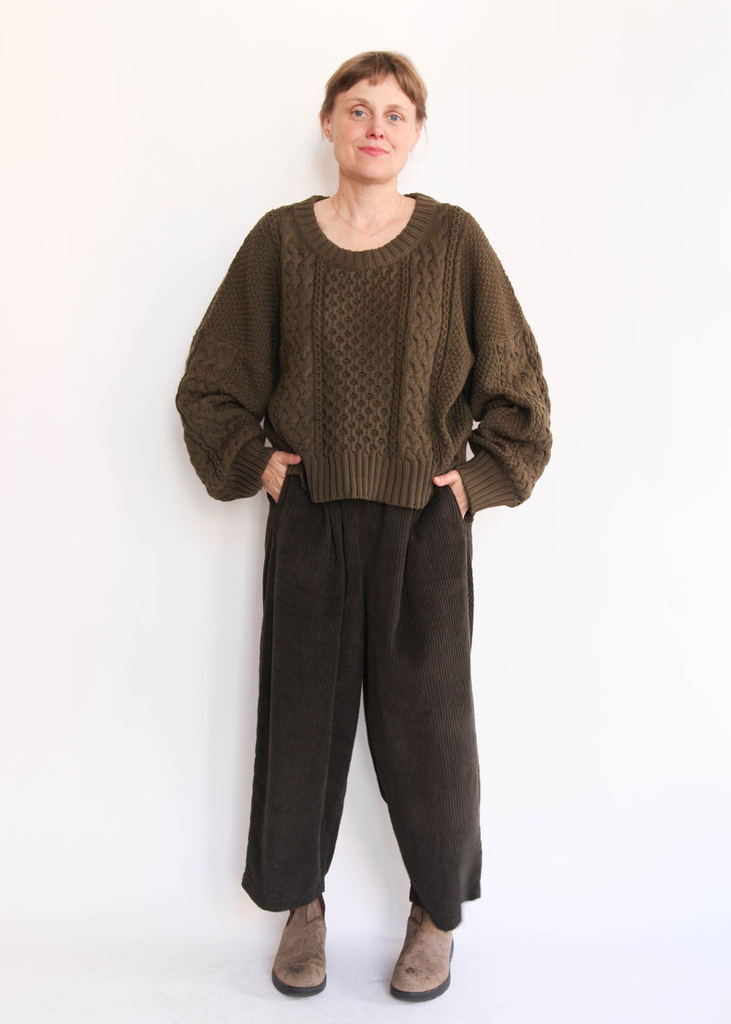 Fisherman Sweater - Umber