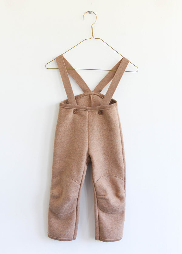 Children’s Boiled Wool Trousers - Caramel