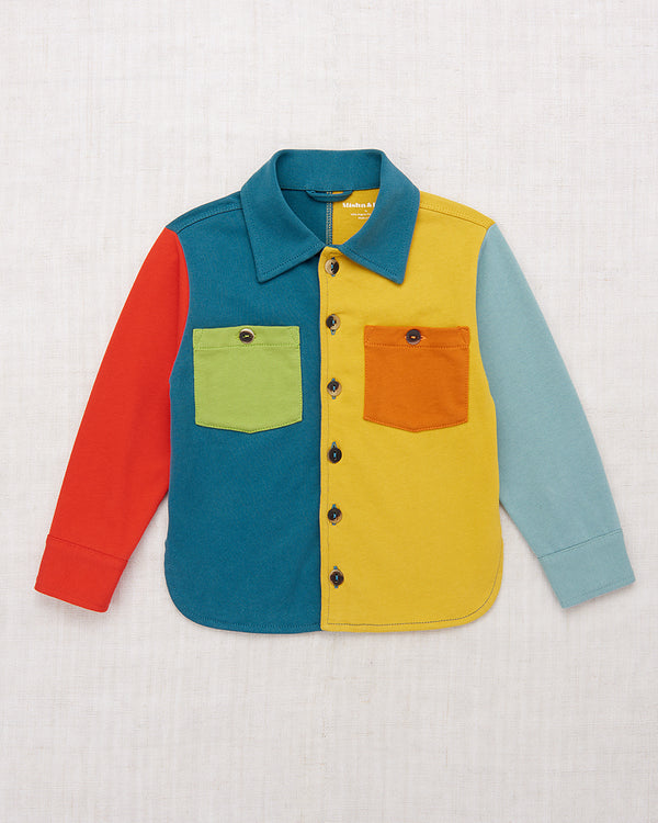 Colorblock Director’s Jacket - Atlantic