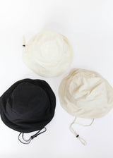 Women's cotton bucket hat, cotton wide brim hat