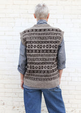 Fair Isle Vest - Natural OS