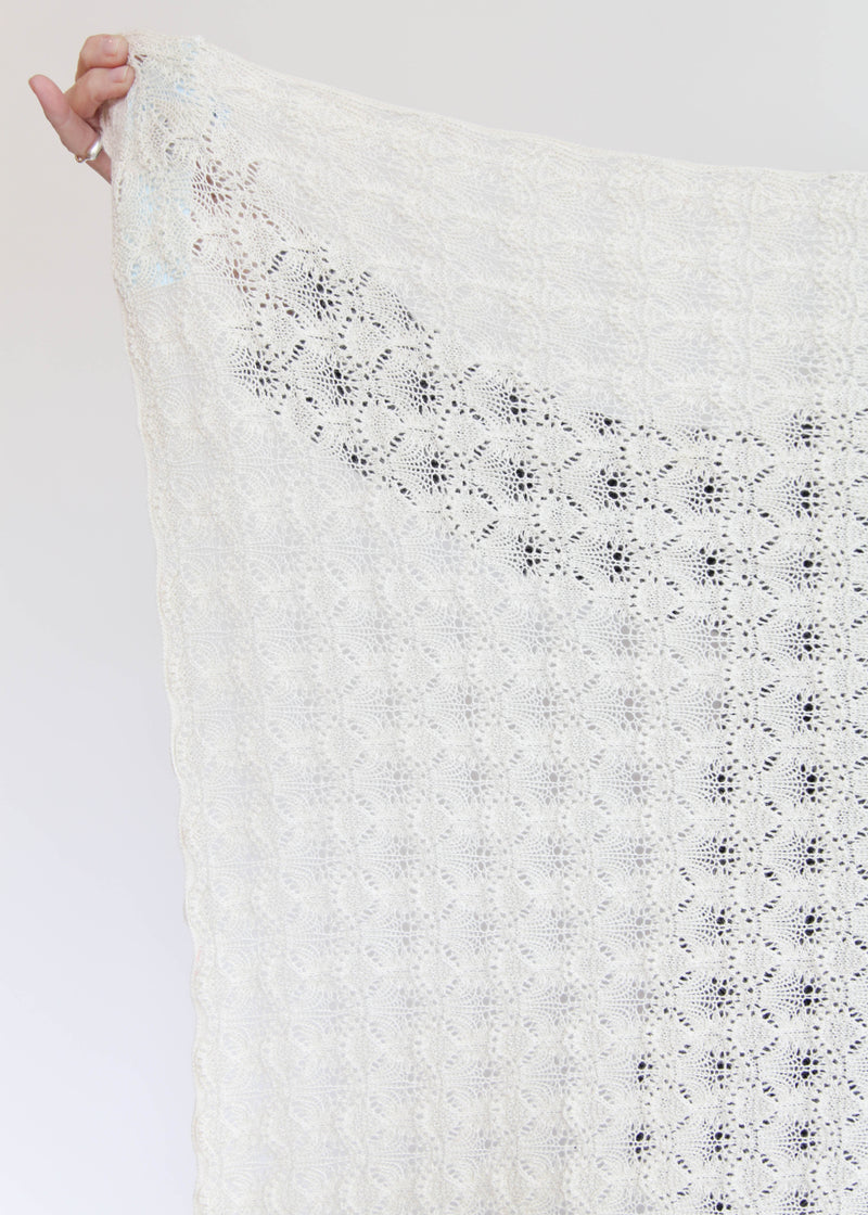 Baby Alpaca Blanket - Creme