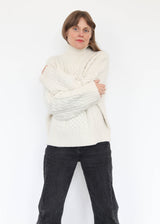 Fisherman Turtleneck - Cream