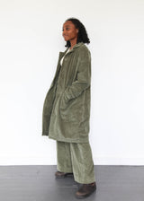 Morgan Wide Wale Corduroy Coat - Millstone