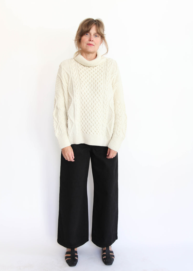 Fisherman Pullover - Cream