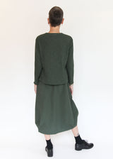 Rib Yoke Skirt - Konbu