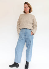 Cable Crewneck - Husk