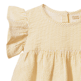 Bonnie Dress - Golden Stripe