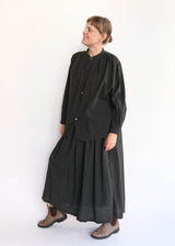 Stripe Skirt - Charcoal