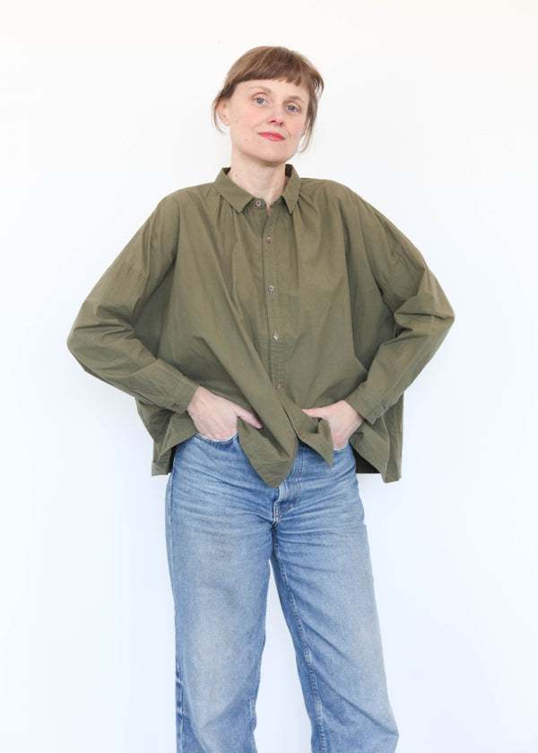 OHMI Typewriter Shirt - Olive