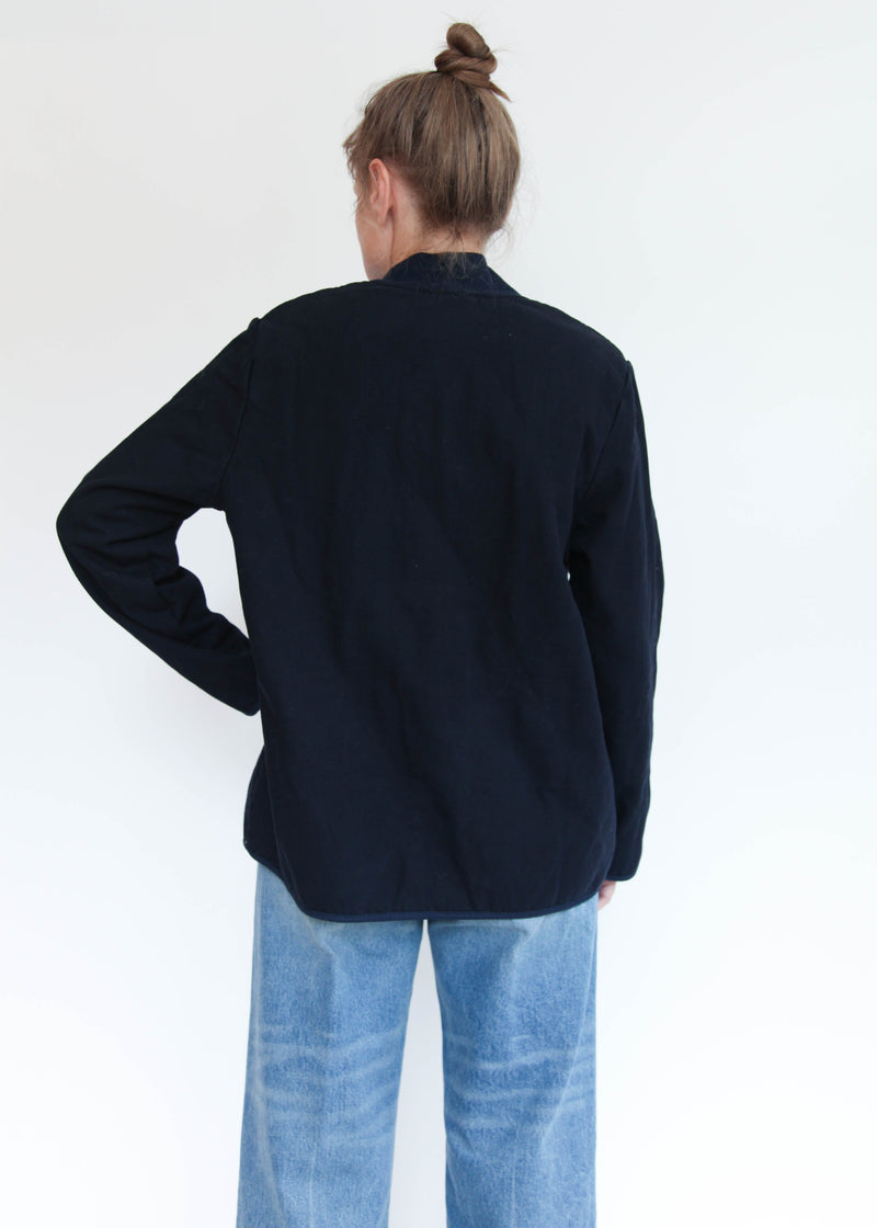 Diamond Car Coat - Midnight