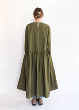 Typewriter Dress - Khaki