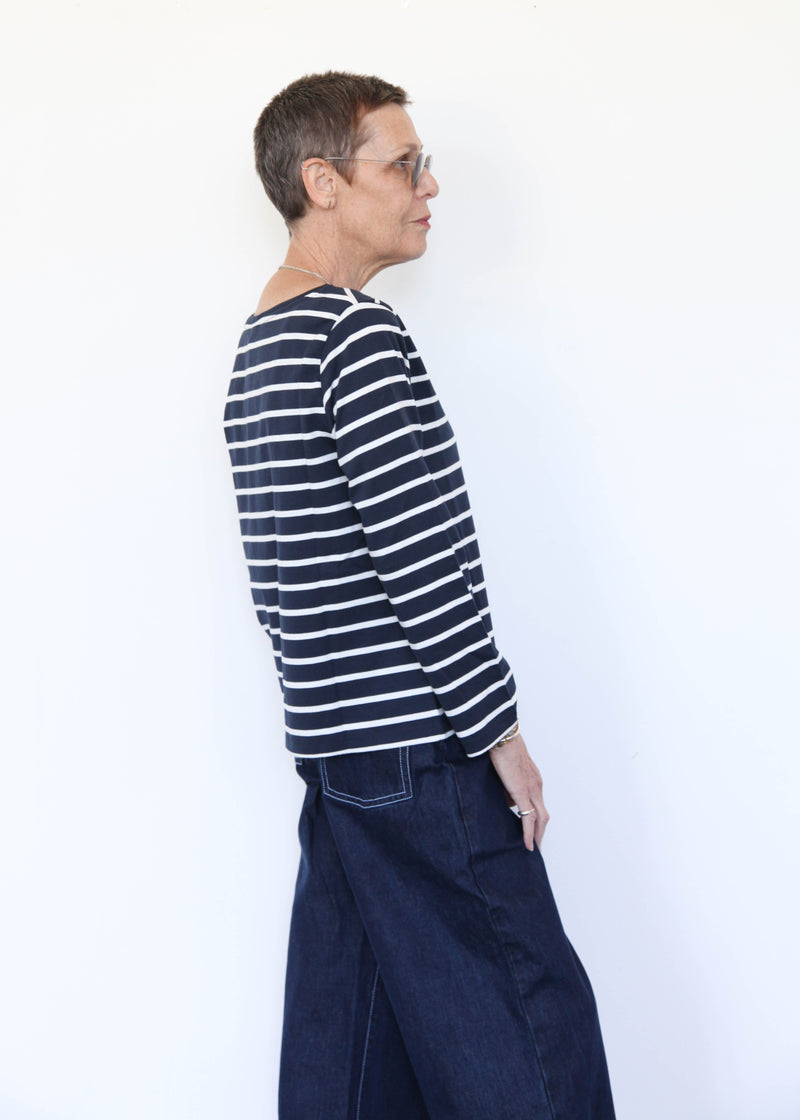 Breton Top - Navy