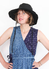 Linen Wide Brim Spring/Summer Bonnet