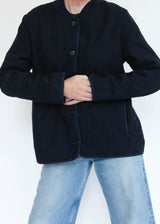 Diamond Car Coat - Midnight